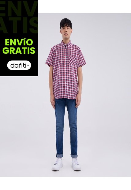 Jean Para Hombre Skinny Color Azul  Marca Ostu #60160222