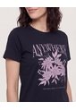 Camiseta Basica Screen  Para Mujer Negro Ostu de Ostu