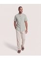 Camisa Manga Larga Con Bolsillo  Para Hombre Gris Ostu de Ostu