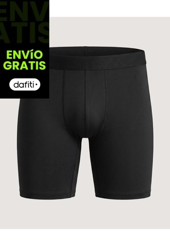 Bóxer Largo Confort Diario  Para Hombre Negro Ostu Ostu