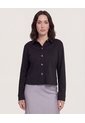 Chaqueta Desestructurada  Para Mujer Negro Ostu de Ostu