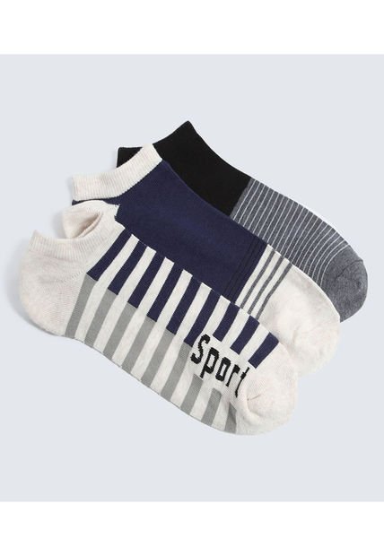 Medias Para Hombre Invisible Color Pack X Marca Ostu #60980297