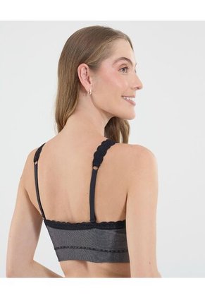 Top Para Mujer Top Color Negro Marca Ostu #40220383