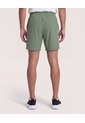 Bermuda Plana Unicolor  Para Hombre Verde Ostu de Ostu
