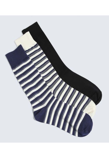 Medias Para Hombre Caña Larga Color Pack X Marca Ostu #60980285