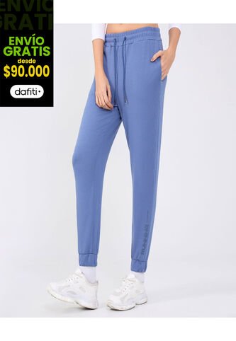 Pantalon Para Mujer Jogger Color Azul  Marca Ostu #40070724 Ostu