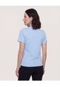 Camiseta Basica Screen  Para Mujer Celeste Ostu de Ostu