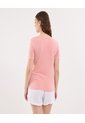 Camiseta Para Mujer Manga Corta Cuello Redondo Color Rosa Marca Ostu #40092491 de Ostu