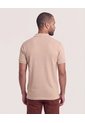 Polo Texturizada Manga Corta  Para Hombre Café Ostu de Ostu