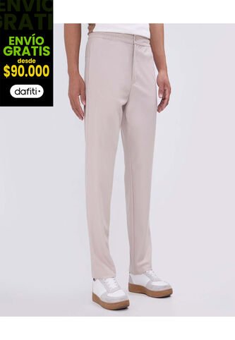 Pantalon Para Hombre  Color Beige Marca Ostu #60070407 Ostu