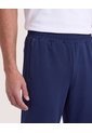 Pantalón Con Cortes En Contraste  Para Hombre Azul Ostu de Ostu