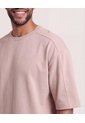 Camiseta Oversize  Para Hombre Arena Ostu de Ostu