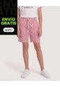Pantaloneta De Baño Rayas Playeras Para Niño  Infantil Niño Rojo Ostu de Ostu
