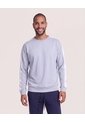 Buzo Cuello Redondo Con Contrastes  Para Hombre Gris Ostu de Ostu