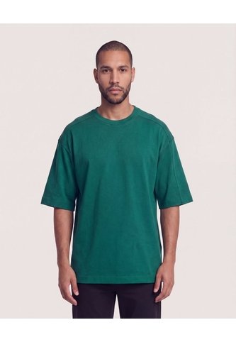Camiseta Oversize  Para Hombre Verde Ostu Ostu