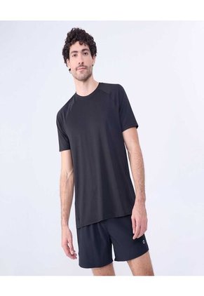 Camiseta Para Hombre Manga Corta Color Negro Marca Ostu #60091505