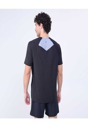 Camiseta Para Hombre Manga Corta Color Negro Marca Ostu #60091505