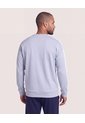 Buzo Cuello Redondo Con Contrastes  Para Hombre Gris Ostu de Ostu