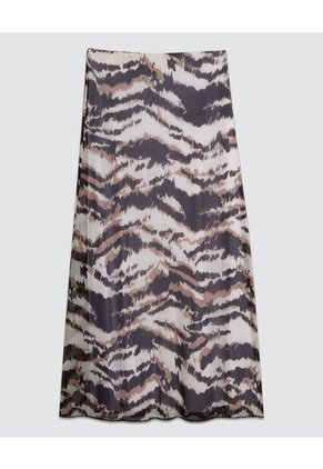 Falda Para Mujer Medio Color Blanco Marca Ostu #40140130