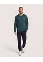 Buzo Cuello Redondo Estampado  Para Hombre Verde Ostu de Ostu