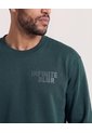 Buzo Cuello Redondo Estampado  Para Hombre Verde Ostu de Ostu