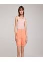 Bermuda Para Mujer  Color Mandarina Marca Ostu #40100048 de Ostu