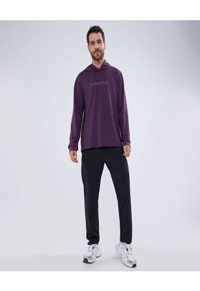 Buzo Para Hombre Hoodie Color Uva Marca Ostu #60060419