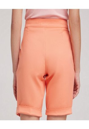 Bermuda Para Mujer Color Mandarina Marca Ostu #40100048