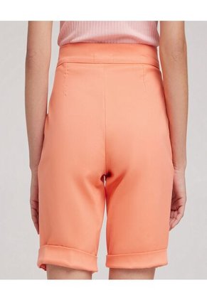 Bermuda Para Mujer Color Mandarina Marca Ostu #40100048