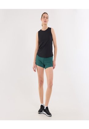 Short Para Mujer Multiusos Plano Color Verde Marca Ostu #40190320