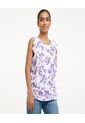 Blusa Para Mujer Manga Sisa Color Morado Marca Ostu #40120726 de Ostu