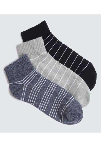 Medias Para Hombre Tobillera Color Pack X Marca Ostu #60980290