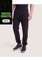 Jogger Plano Texturizado  Para Hombre Negro Ostu de Ostu