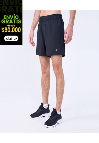 Bermuda Para Hombre Deportiva Corto Color Negro Marca Ostu #60100409 Ostu