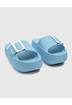 Sandalias Para Mujer  Color Azul  Marca Ostu #40690011