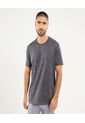 Camiseta Para Hombre Manga Corta Cuello Redondo Color Negro Marca Ostu #60091608 de Ostu