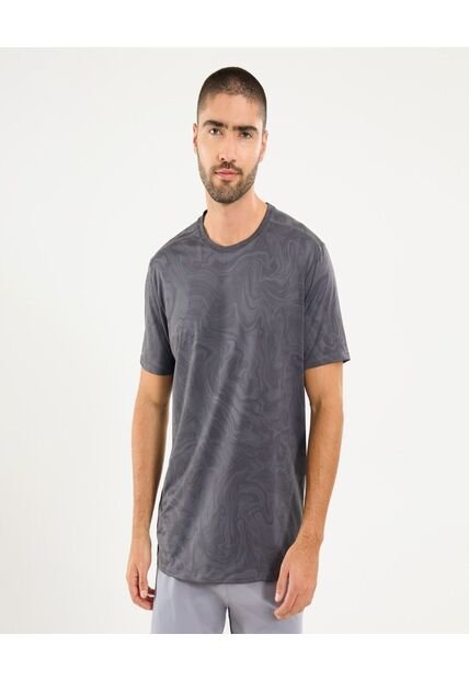 Camiseta Para Hombre Manga Corta Cuello Redondo Color Negro Marca Ostu #60091608
