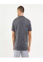 Camiseta Para Hombre Manga Corta Cuello Redondo Color Negro Marca Ostu #60091608 de Ostu