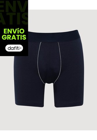 Boxer Medio Pretina A Rayas X1 Para Hombre Azul Ostu Ostu