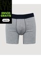 Boxer Medio Pretina A Rayas X1 Para Hombre Gris Ostu de Ostu