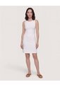 Vestido Corto Estampado  Para Mujer Crema Ostu de Ostu