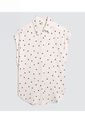 Camisa Para Mujer Manga Corta Color Crema Marca Ostu #40010240 de Ostu