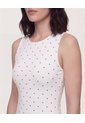 Vestido Corto Estampado  Para Mujer Crema Ostu de Ostu