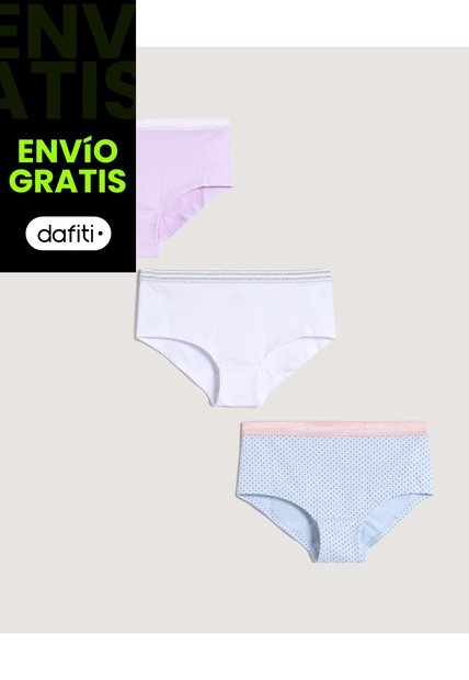 Panty Pack X3 Niña X3 Infantil Niña Surtido Ostu