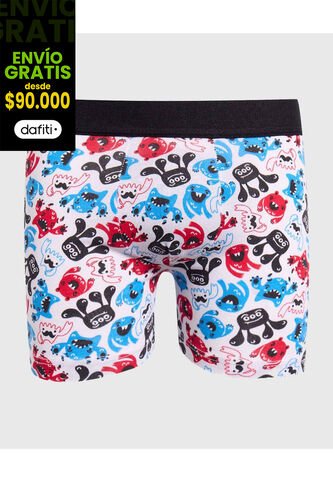 Boxer Para Niño Filete Medio Color Blanco Marca Ostu #80000081 Ostu