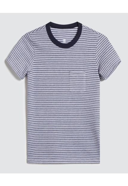 Camiseta Para Niño Manga Corta Color Azul  Marca Ostu #80090209