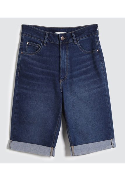 Bermuda Para Mujer  Color Azul  Marca Ostu #40100076