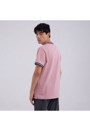 Camiseta Hombre Ostu M/C Rosa Poliéster