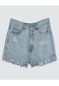 Short Para Mujer  Color Azul Claro Marca Ostu #40190281 de Ostu