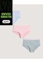 Pack De 3 Pantys Unicolor Y Estampado X3 Infantil Niña Surtido Ostu de Ostu